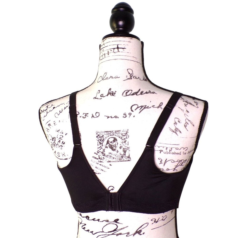 🆕CHANTELLE C Comfort Wireless Full Coverage T-Shirt Bra 36DDD Black #13G2 - Picture 9 of 10
